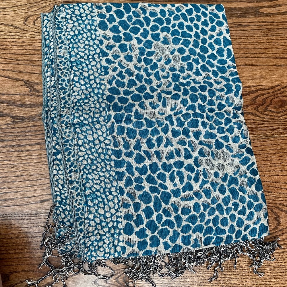 Cheetah print scarf